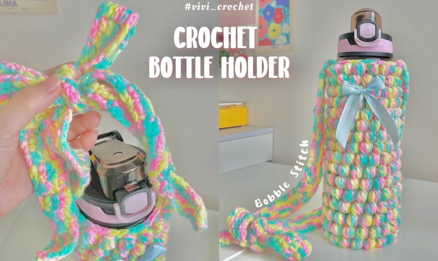 ✨How to Crochet a Water Bottle Holder