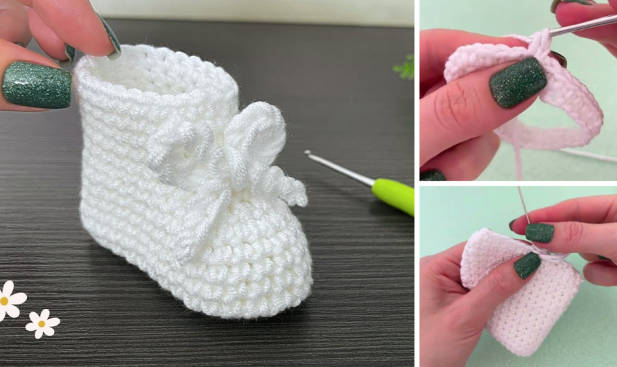 The Cozy Cocoon Booties A Simple Crochet Pattern for Baby’s Feet
