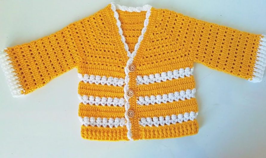 Crochet Baby Sweater/Cardigan