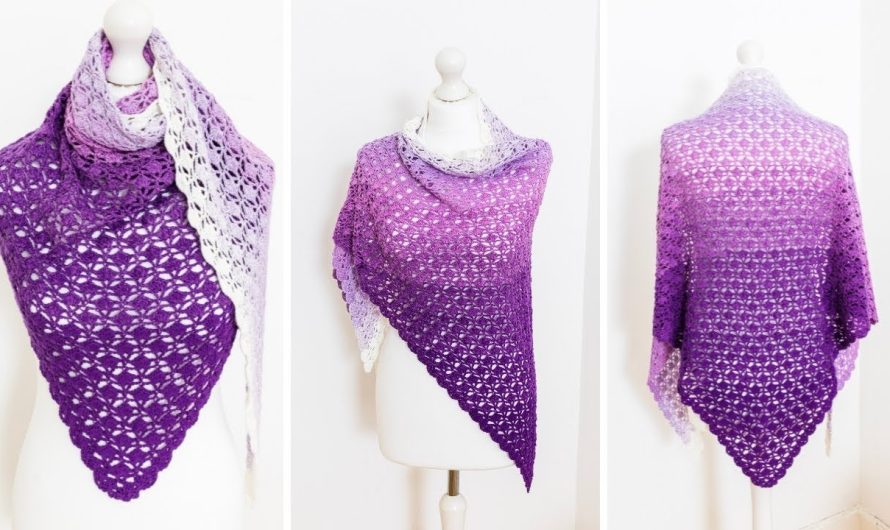 How to Make an Easy Crochet Shawl – Step-by-Step Tutorial