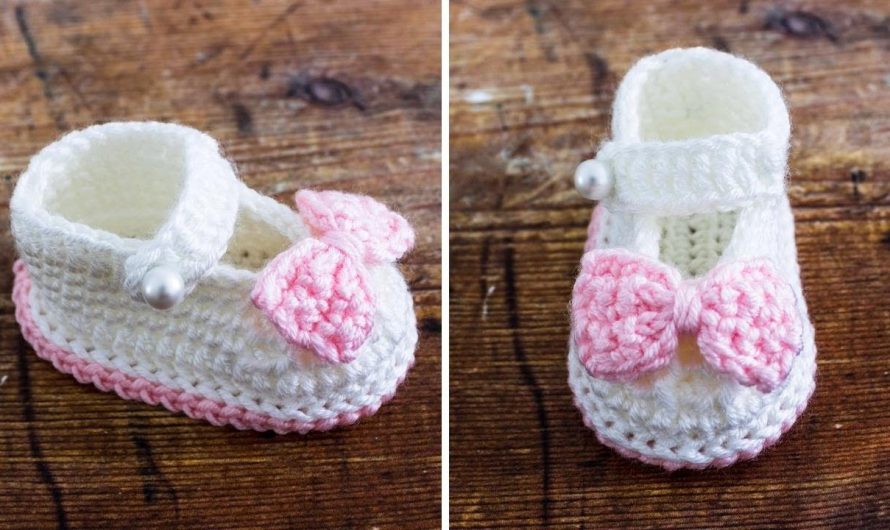 How to Make Crochet Baby Booties