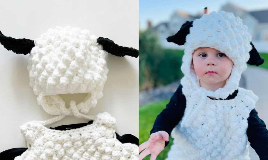 How to Crochet a Baby Sheep Hat