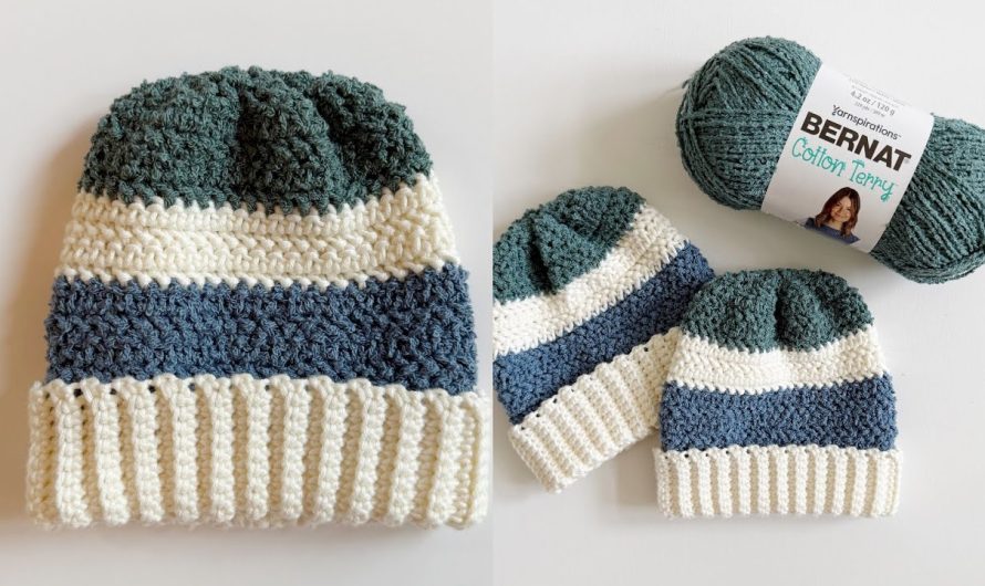 How to Make a Crochet Coastal Pines Baby Hat