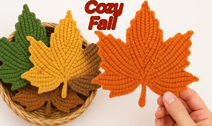 Crochet a Cozy Maple Leaf: A Beautiful Autumn Craft