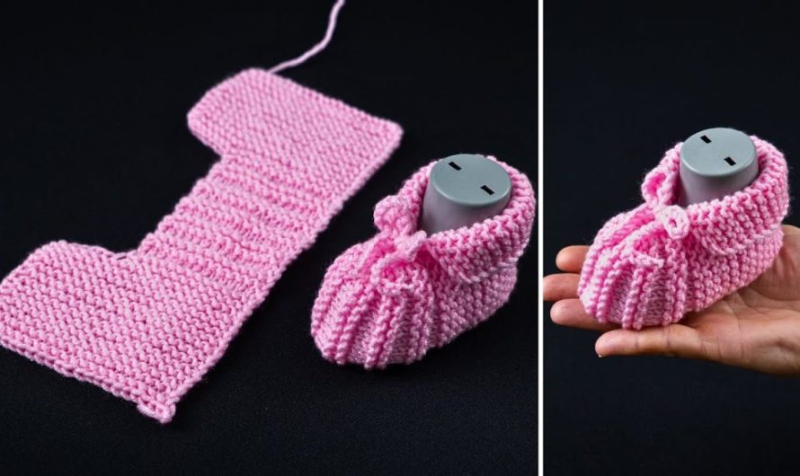 How to Crochet Simple Baby Slippers (6–9 months)