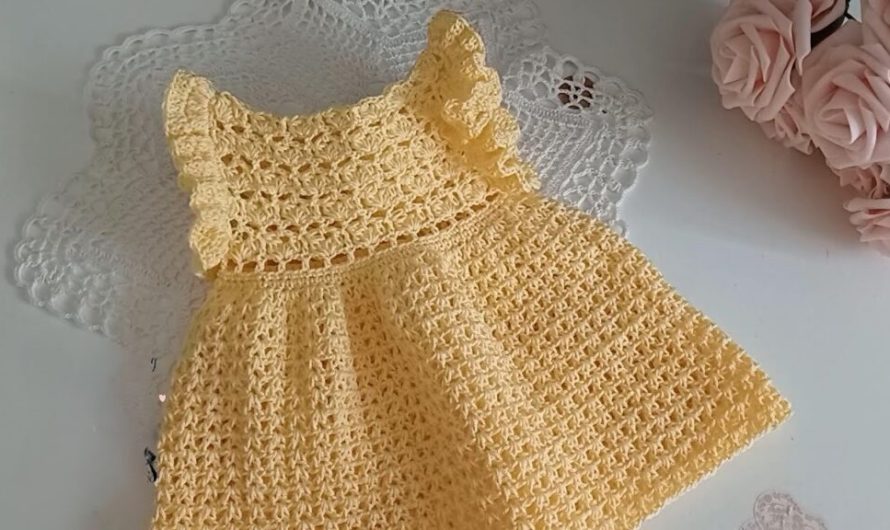 Cheerful Crochet Baby Dress: Video tutorial