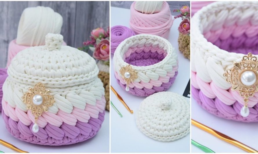 Crochet Marshmallow Basket Tutorial (Beginner-Friendly)
