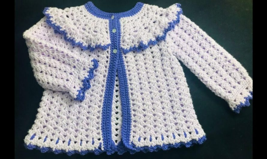 Crochet Baby Cardigan Jacket for Girls: A Handmade Treasure of Warmth and Style