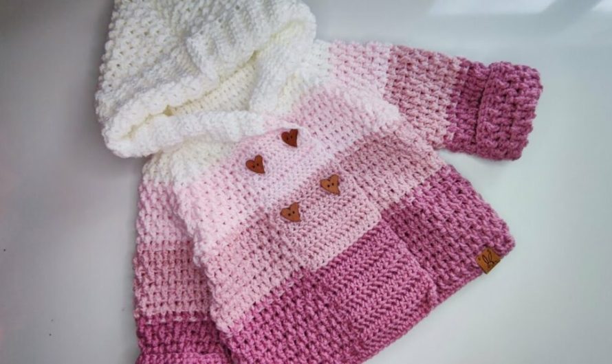 How to Crochet a Cozy Baby Coat (Girls & Boys)