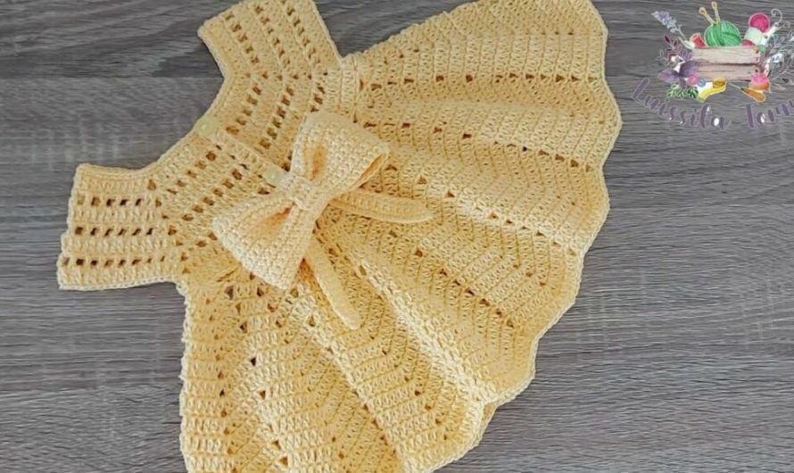 EASY VANILLA CROCHET DRESS – STEP BY STEP – ALL SIZES