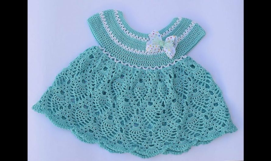 How to Make a Girl’s Crochet Dress with Pineapple Stitch