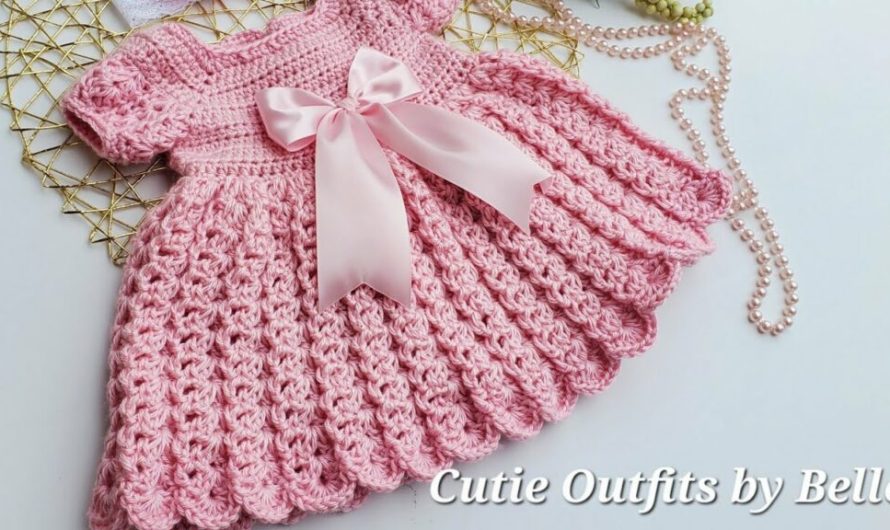 Crochet Baby Dress Tutorial (0–6 Months) – Step-by-Step Guide