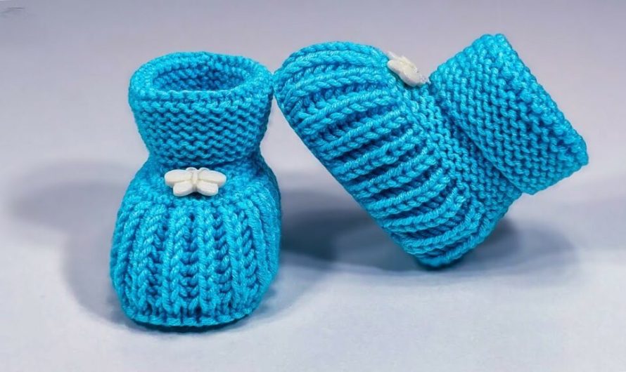 Knitting Baby Booties Step by Step – Easy Tutorial