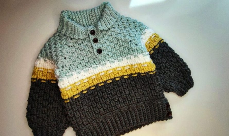 How to Crochet a Boys’ “October” Sweater / Pullover