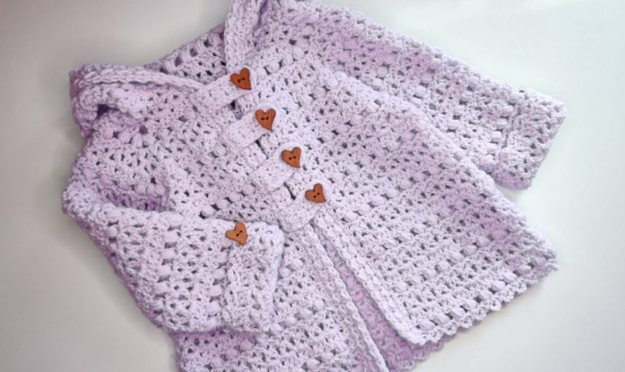 How to Crochet the “Four Stitch Hoodie” for Girls