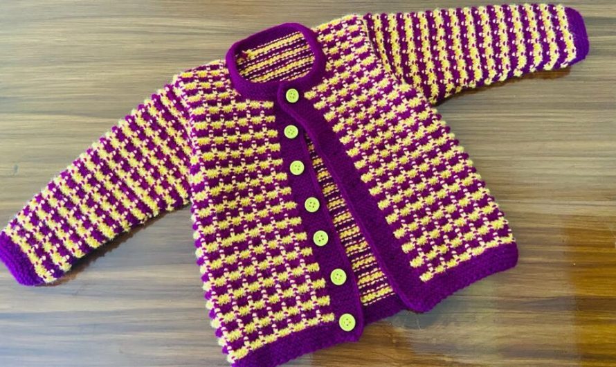 Weaving Joy: Designing a Two-Color Baby Sweater