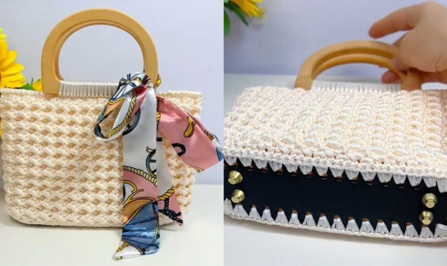 Crochet Beautiful Pattern Bag – A Handmade Touch of Style