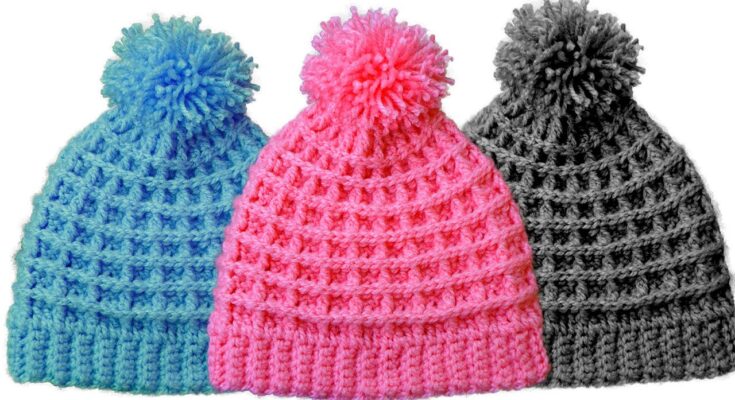 EASY CROCHET BEANIE ANYONE CAN MAKE