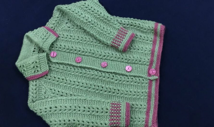 Knitting a Beautiful Cardigan for Your 2-Year-Old Baby Girl