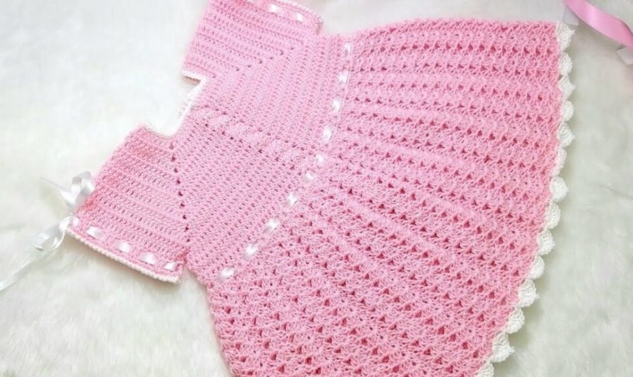 Crafting the Rose Crochet Dress for 0-3 Months 🌹👶🎀