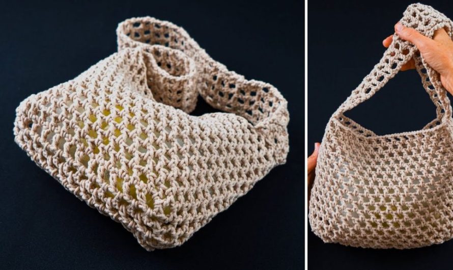 How to Crochet a Net Bag Quickly and Easily