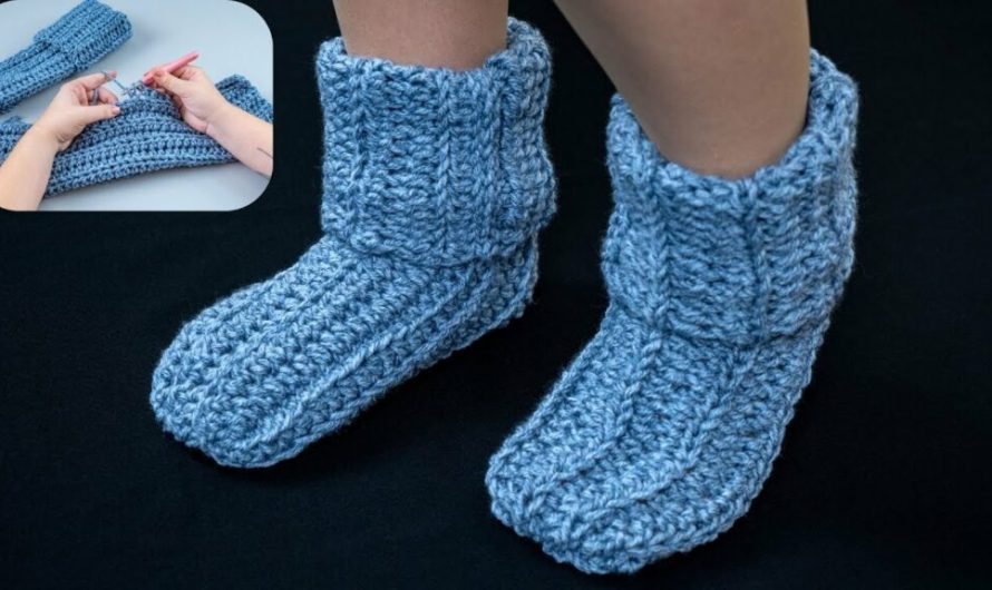 How to Make the Simplest Crochet Socks for Beginners