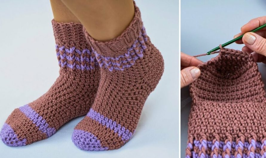 Easiest Crochet Socks for Beginners – Step-by-Step Tutorial