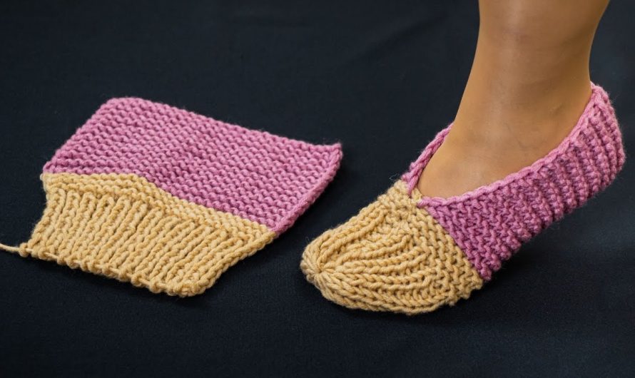 How to Make Very Easy Knitted Slippers – A Beginner-Friendly Tutorial