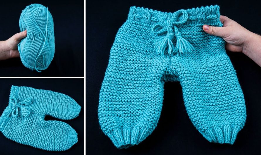 How to Make Easy Knitted Pants for a 3–6 Month Old