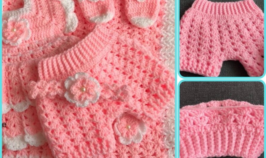 How to Make an Easy Crochet Diaper Cover / Baby Pants