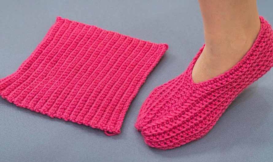 How to Make These Simple Knitted Slippers