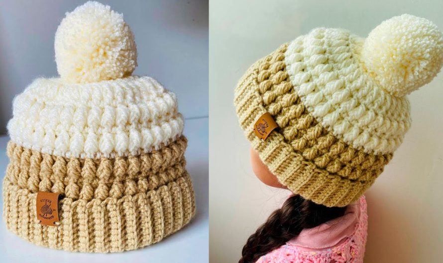 How to Make a Relief Stitch Crochet Hat for Winter