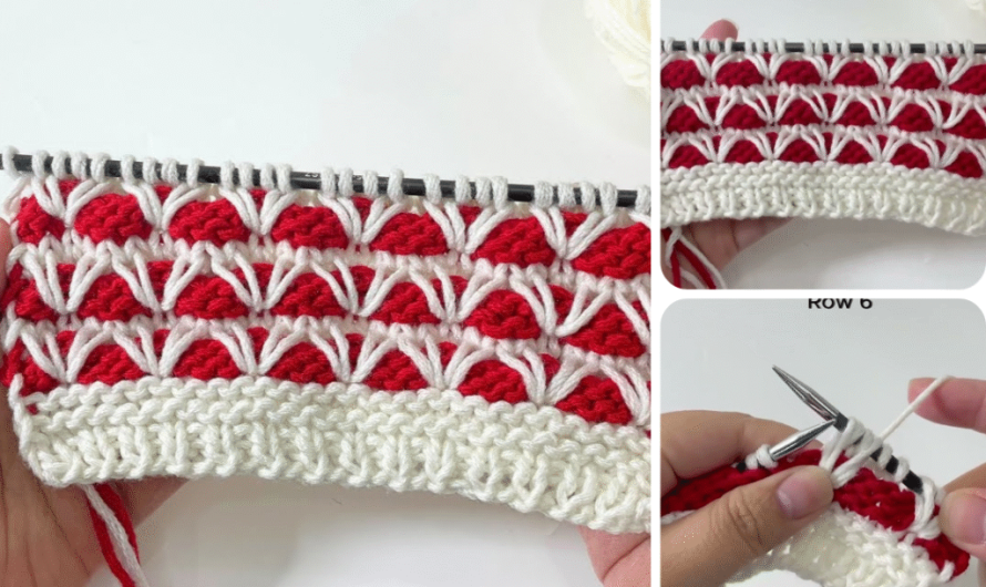 How to Make Easy and Beautiful Knitting Patterns – Pattern 24 (Diamond Lattice)