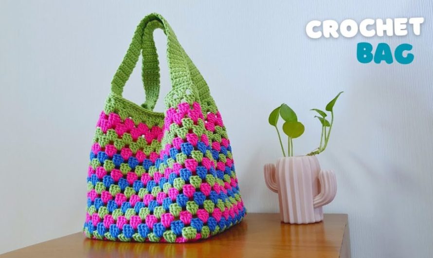 Crochet Tote Bag | Crochet Handbag Step by Step Tutorial
