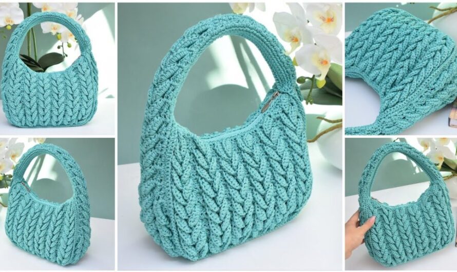 How to Make a Very Cute Crocheted Hobo Handbag