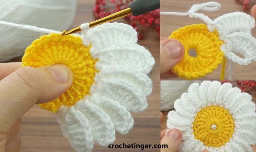 How to Crochet a Charming Daisy Motif: A Step-by-Step Pattern