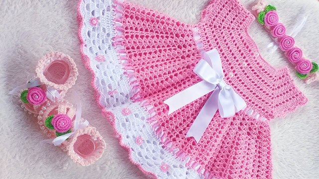 CROCHET DRESS/ MODEL *AURORA */ STEP BY STEP