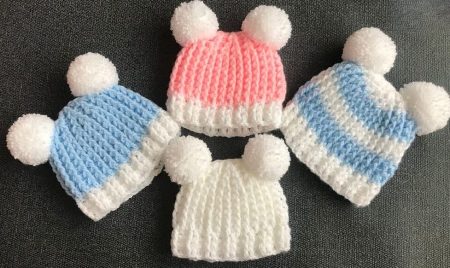 Easy & Fast Crochet Baby Hat for Absolute Beginners