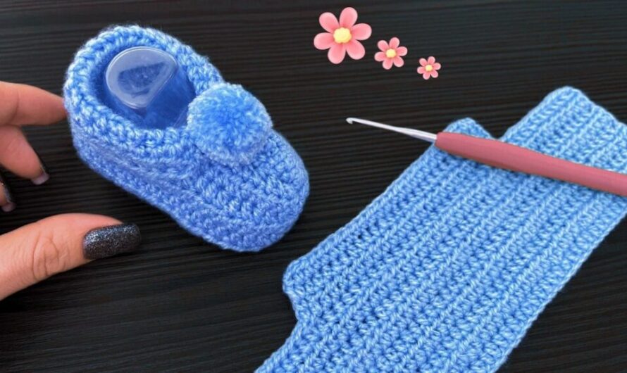 CROCHET SHOE SO EASY TO MAKE | Video tutorial