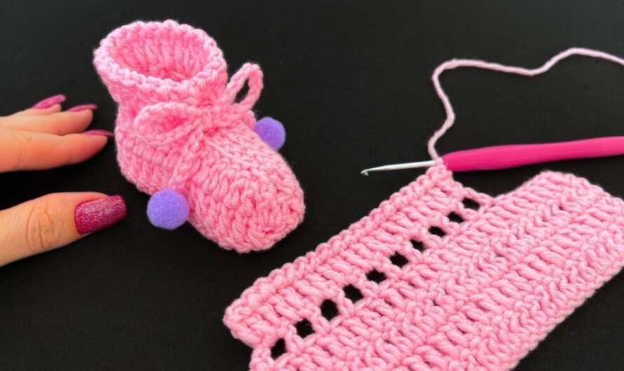 😍WOW! crochet baby shoes | Video tutorial