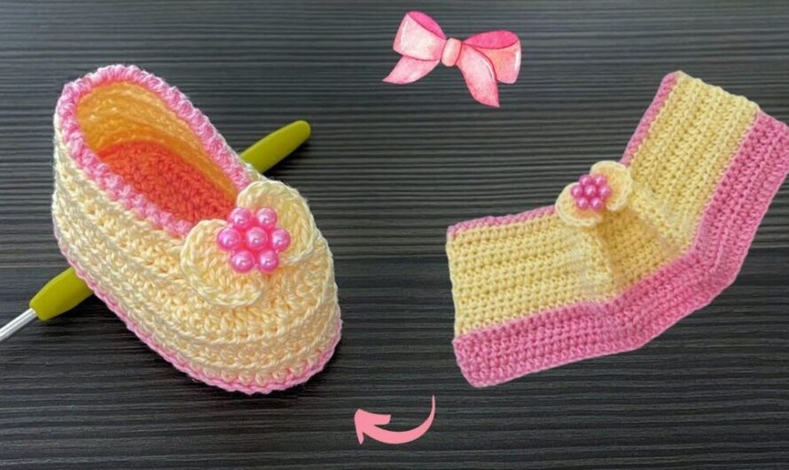 😍EASIEST CROCHET SHOE IN THE WORLD | Video tutorial