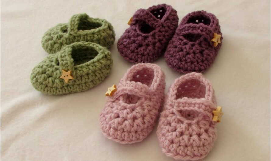 Adorable Crochet Baby Mary Janes: Video tutorial