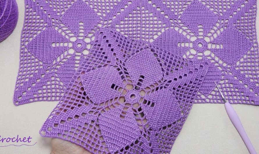Crochet Flower Square Motif: A Step-by-Step Guide
