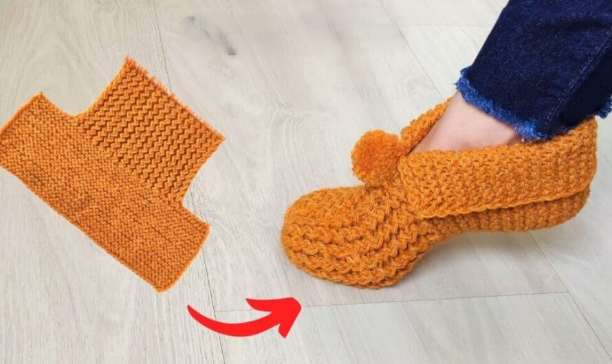 KNITTING SNEAKER EASY STEP BY STEP | Video tutorial