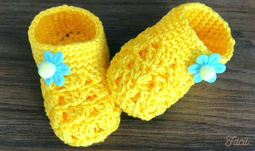 THIS SUPER EASY TECHNIQUE FOR MAKING CROCHET BABY SHOES IS VERY SPECIAL
