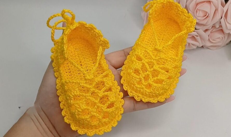 Sunny Day: Adorable Crochet Baby Slippers/Boots